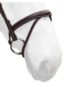 Muserolle Silver Crown Flash 3D châtaigne