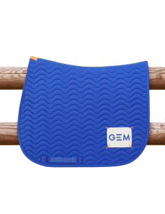 Tapis De Selle GEM Touc Touc Obstacle Bleu Roi