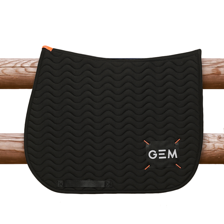 Tapis De Selle GEM Touc Touc Obstacle Noir