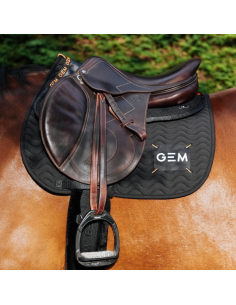 Tapis De Selle GEM Touc Touc Obstacle Noir 2