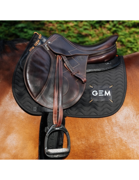 Tapis De Selle GEM Touc Touc Obstacle Noir
