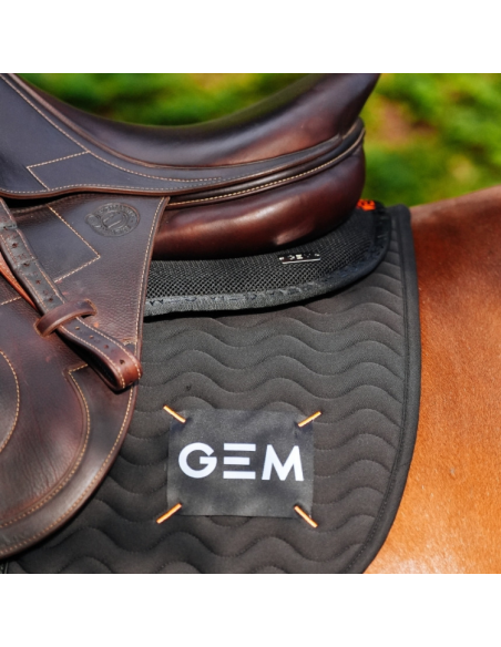 Tapis De Selle GEM Touc Touc Obstacle Noir