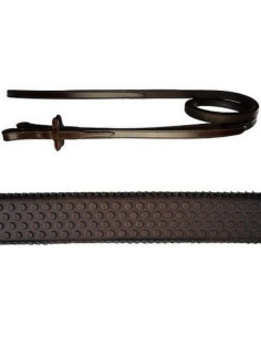 Rênes Silver Crown Souples châtaigne