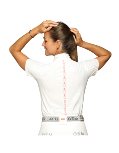 Polo GEM Victor Manches Courtes BLANC 2