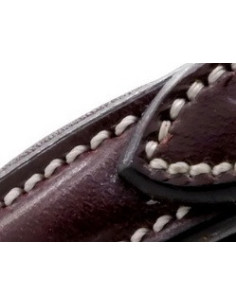 Collier de chasse Silver Crown 3 Points cognac 2