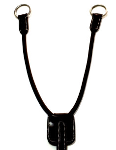 Fourche de martingale Silver Crown élastique noir