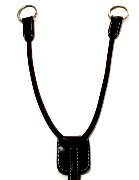 Fourche de martingale Silver Crown élastique noir