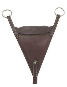 Fourche de martingale Silver Crown pleine châtaigne