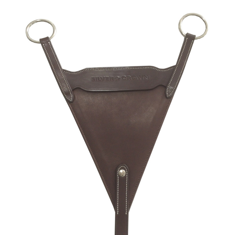 Fourche de martingale Silver Crown pleine châtaigne