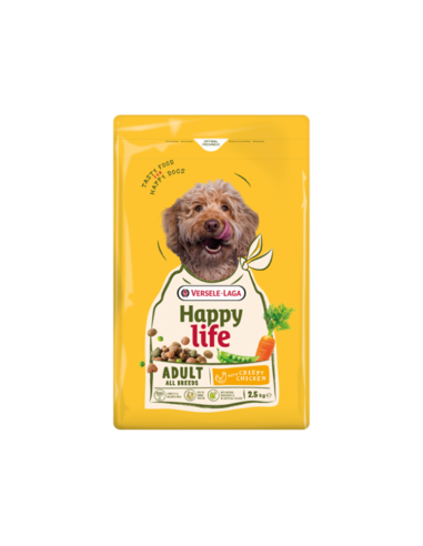 Croquettes Happy Life Adulte Poulet