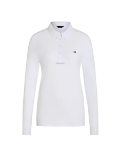 Polo De Concours Tommy Equestrian Eaton OPTIC WHITE