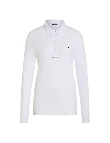 Polo De Concours Tommy Equestrian Eaton OPTIC WHITE