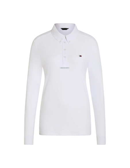 Polo De Concours Tommy Equestrian Eaton OPTIC WHITE