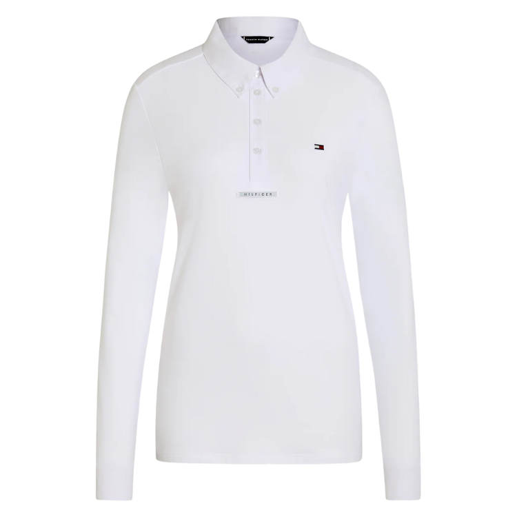 Polo De Concours Tommy Equestrian Eaton OPTIC WHITE