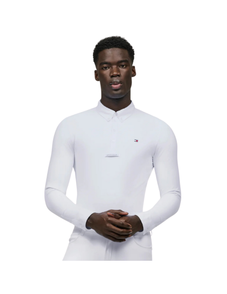 Polo De Concours Tommy Equestrian Eaton OPTIC WHITE