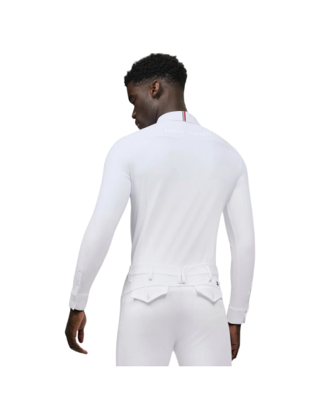 Polo De Concours Tommy Equestrian Eaton OPTIC WHITE