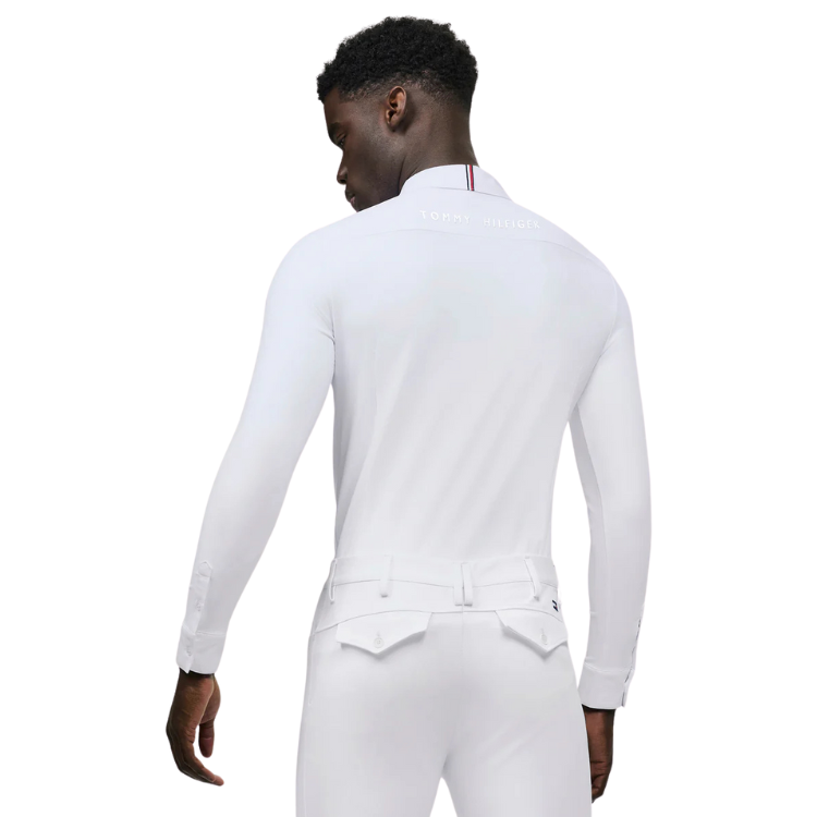 Polo De Concours Tommy Equestrian Eaton OPTIC WHITE
