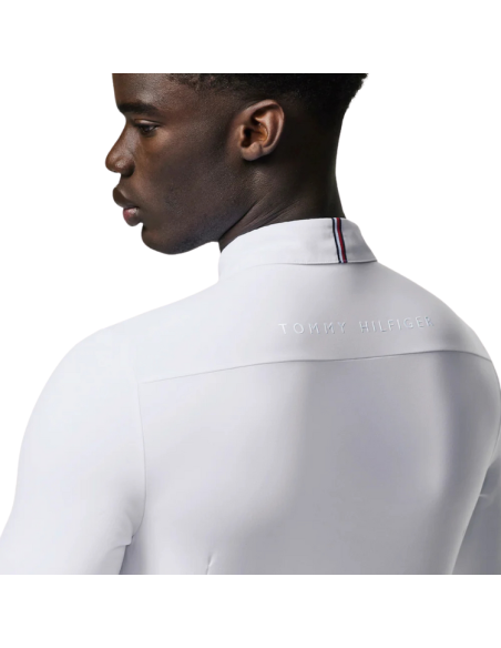 Polo De Concours Tommy Equestrian Eaton OPTIC WHITE
