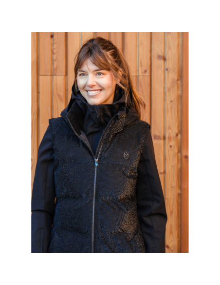 Doudoune Longue Sans Manches Samshield Elea Ice FW25 NOIR
