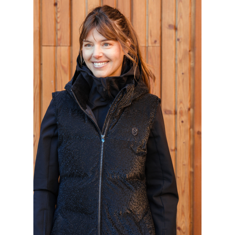 Doudoune Longue Sans Manches Samshield Elea Ice FW25 NOIR