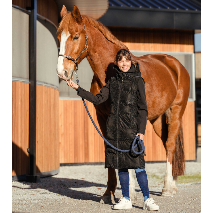 Doudoune Longue Sans Manches Samshield Elea Ice FW25 NOIR