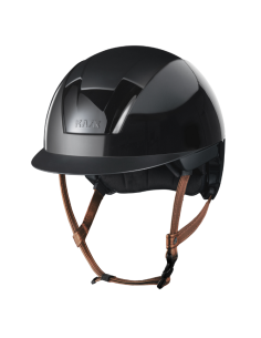 Casque Kask Kooki Shine Jugulaire Beige NOIR