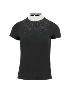 Polo De Concours Equithème London NOIR