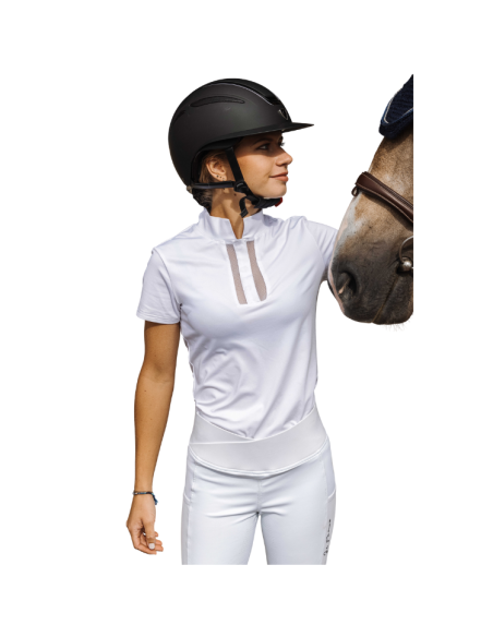 Polo De Concours Equithème Riyadh BLANC
