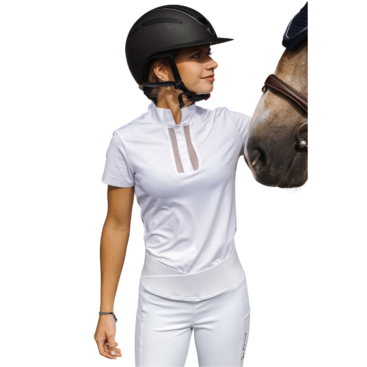 Polo De Concours Equithème Riyadh BLANC