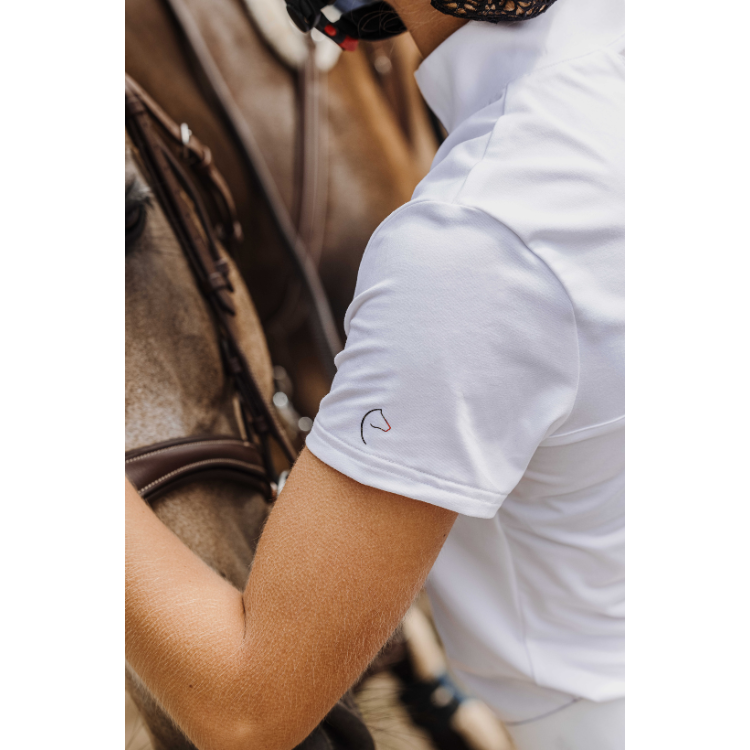 Polo De Concours Equithème Riyadh BLANC