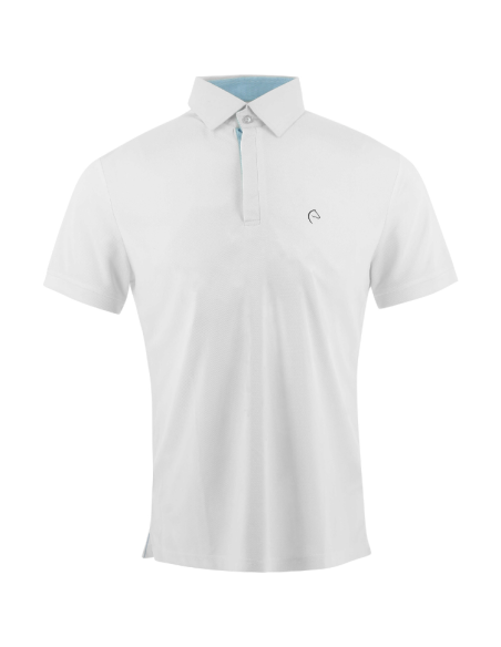 Polo De Concours Mesh Equithème Edy BLANC