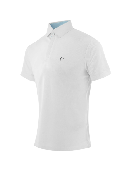 Polo De Concours Mesh Equithème Edy BLANC
