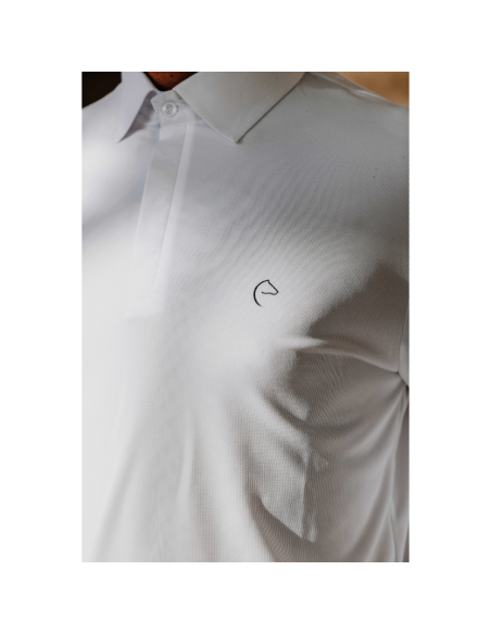 Polo De Concours Mesh Equithème Dany BLANC