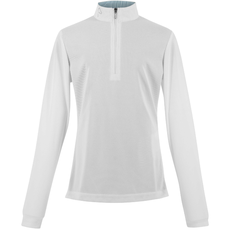 Polo De Concours Mesh Equithème Buffy Enfant BLANC