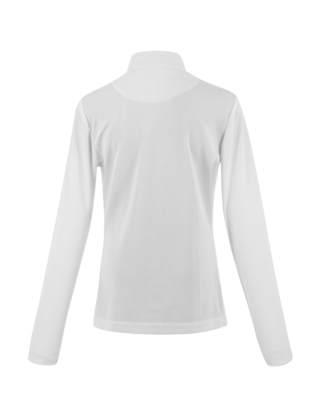 Polo De Concours Mesh Equithème Buffy Enfant BLANC