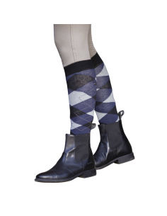 Chaussettes Equithème Girly MARINE/CIEL 2