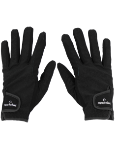 Gants Equithème Savage NOIR