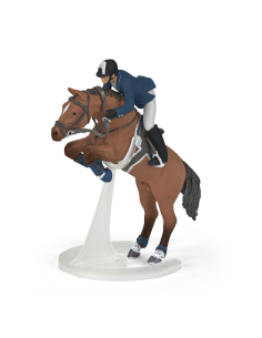 Papo Horse & Rider Show Jumping Figurine
