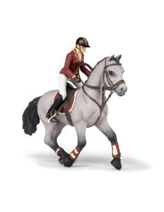 Figurine Papo Cheval De Concours & Sa Cavalière