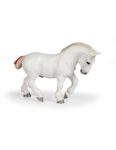 Figurine Papo Percheron Blanc