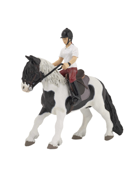 Figurine Papo Poney Sellé Et Harnaché