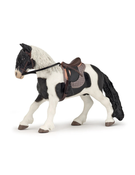 Figurine Papo Poney Sellé Et Harnaché