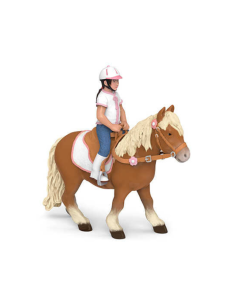 Figurine Papo Shetland Pony With Saddle 2