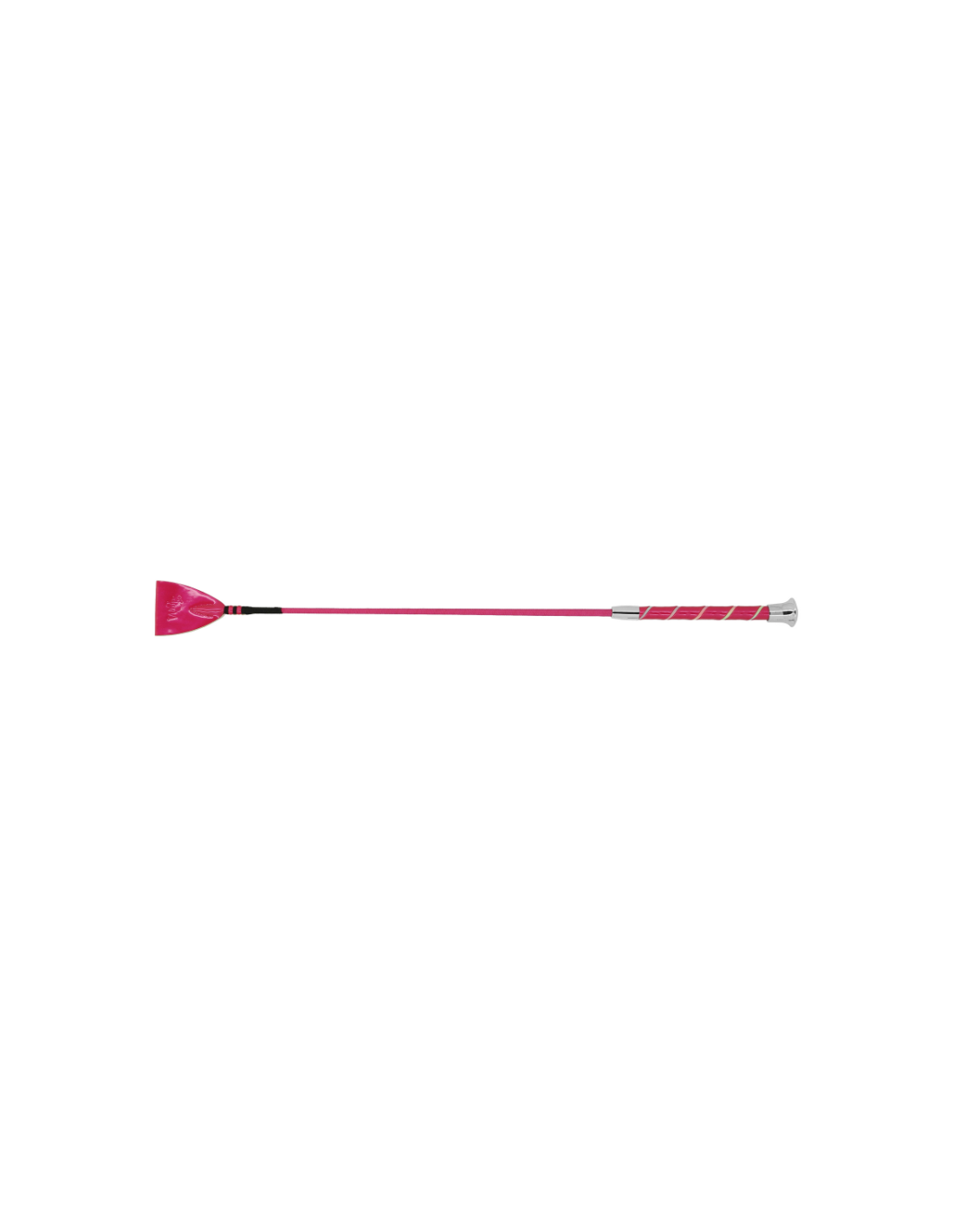 Cravache d'équitation WHIP & GO en bois rond