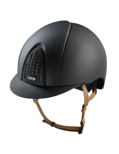 Casque Kep Smart Nova Classic Textile Jugulaire Beige NOIR