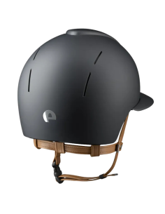 Casque Kep Smart Nova Classic Polo Textile Jugulaire Beige NOIR 2
