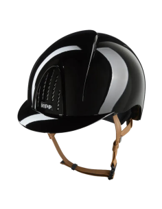 Casque Kep Smart Nova Classic Polish Jugulaire Beige NOIR