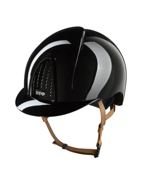 Casque Kep Smart Nova Classic Polish Jugulaire Beige NOIR