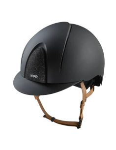 Casque Kep Smart Nova Star Fabric Textile Jugulaire Beige NOIR/NOIR