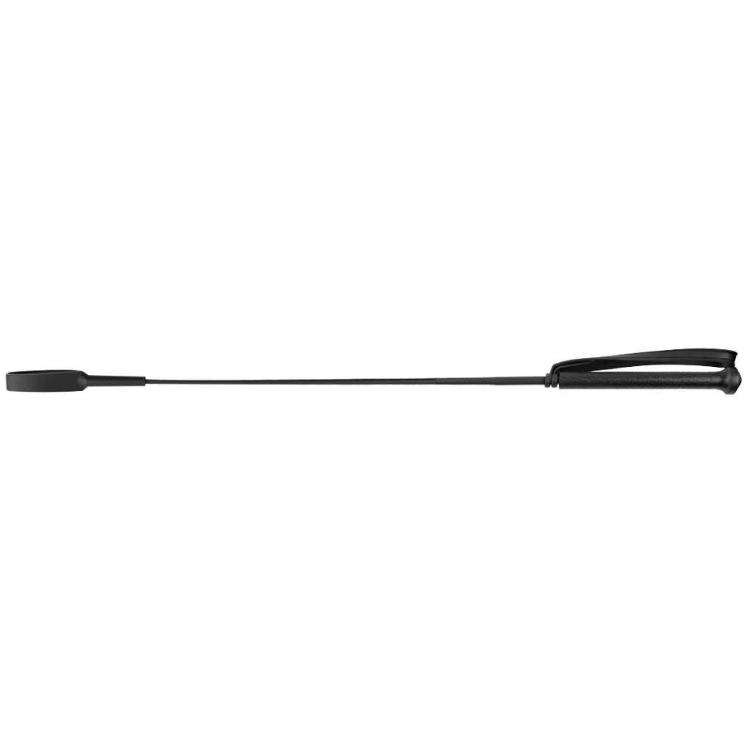 Cravache En Plastique Avec Tapette – 65 Cm – Noir – Pour L’équitation, Poignée PVC Et Tapette Manuelle